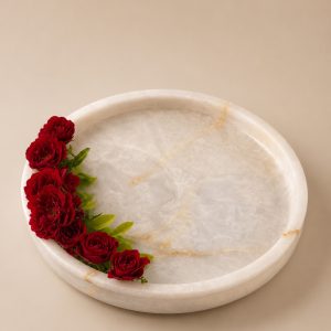 سینی گرد لبه دار «رزینا»